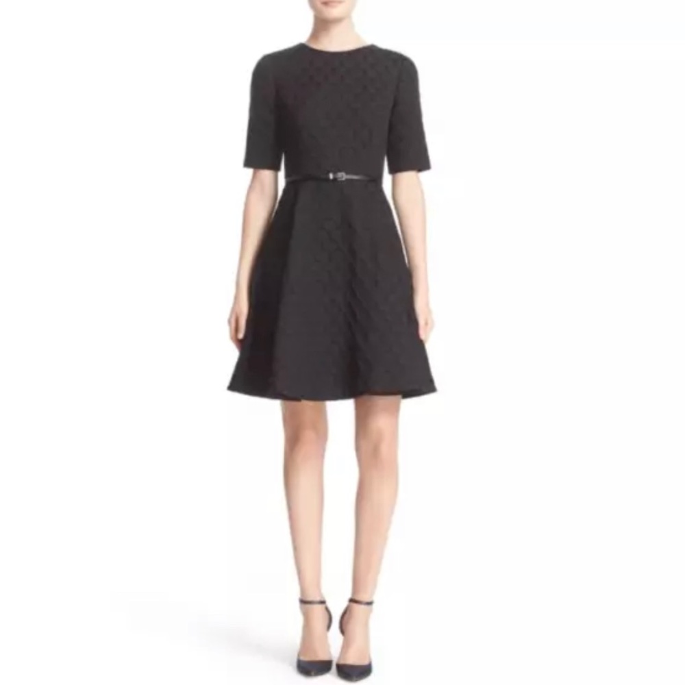 Ted Baker Cealine Black Fit Flare Dress Size 2